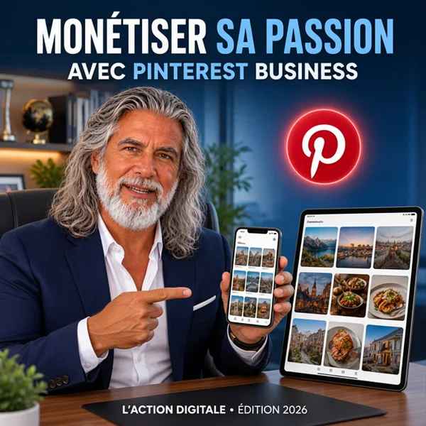 Couverture « Monétiser sa passion avec Pinterest Business »